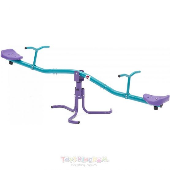 Plum Rotating Metal See Saw